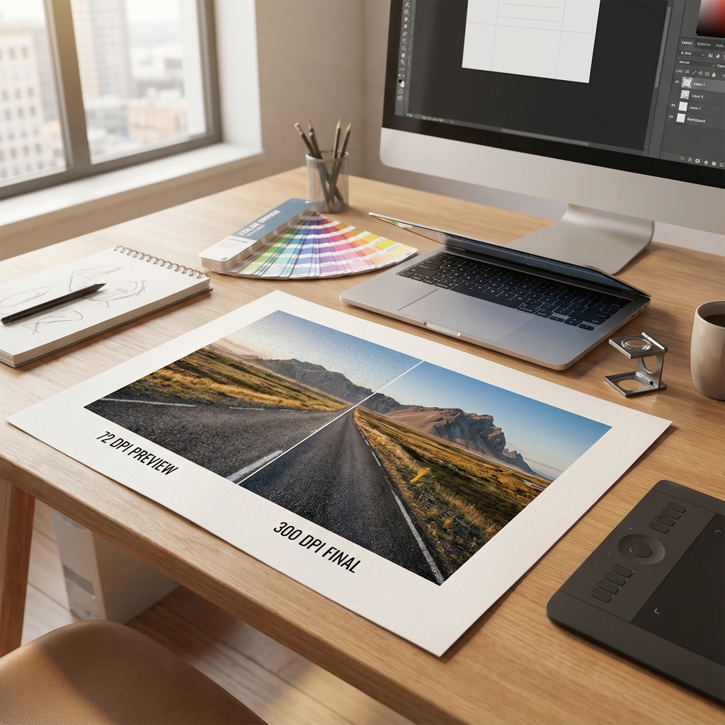 
300 DPI czy 72 DPI? Jak przygotować zdjęcia do druku, żeby nie były 